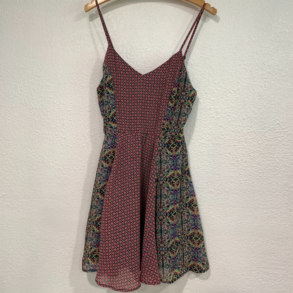 Fire Los Angeles Short Dress Spaghetti Straps Sz S
